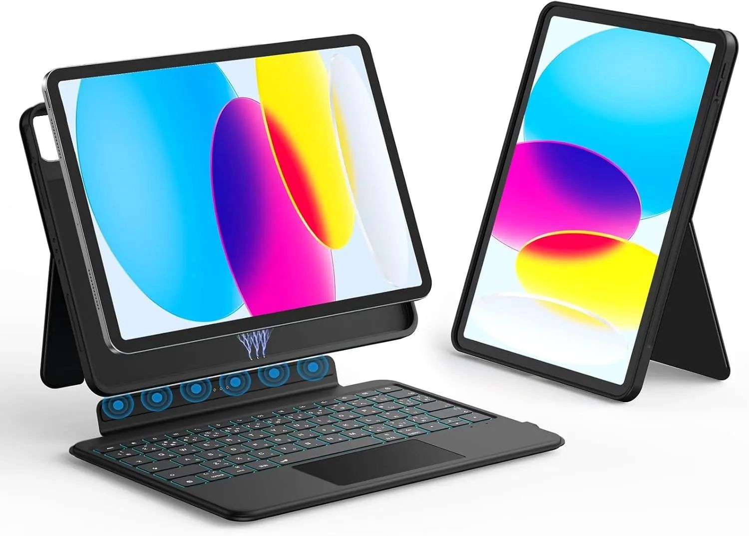 Bettdow【新設計-スマート接続】スマートキーボードipad A16 第11世代(2025)&第10世代(2022)対応JIS配列キーボード ケース Bluetooth不要 iPad 11th 11インチ/10th 10.9インチ専用 横置き 縦置き 7,154円