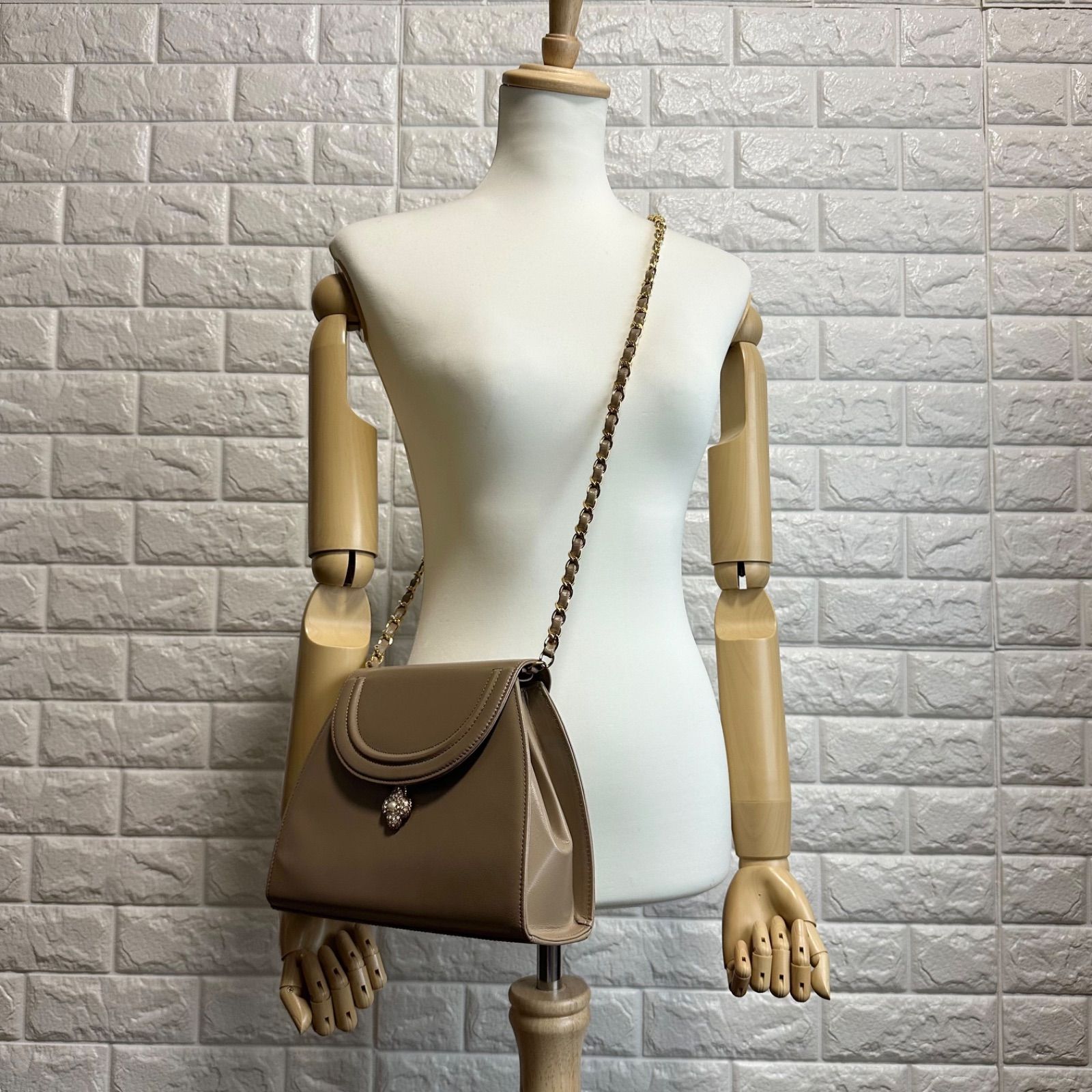 B6045】 HANAE MORI ハナエモリ 2way ショルダーバッグ ハンドバッグ 