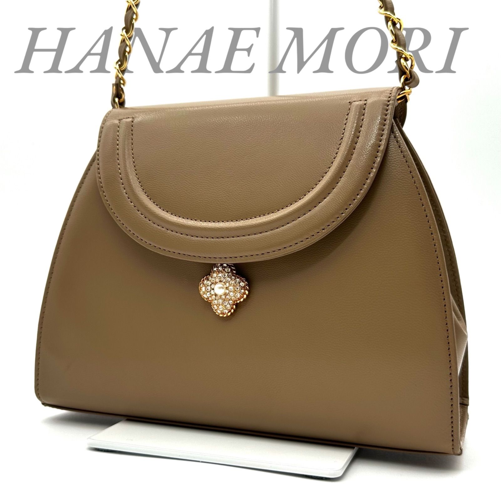 B6045】 HANAE MORI ハナエモリ 2way ショルダーバッグ ハンドバッグ 