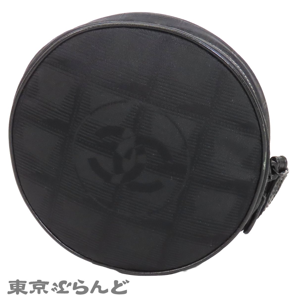 シャネル CHANEL ニュートラベルライン ポーチ ブラック 黒 ブラック