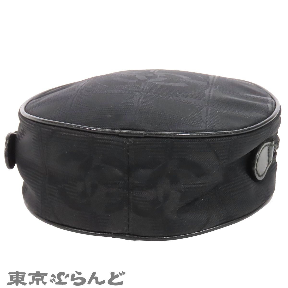CHANEL ブラックナイロンポーチ シャネル CHANEL ニュートラベルライン ポーチ ブラック 黒 ブラック