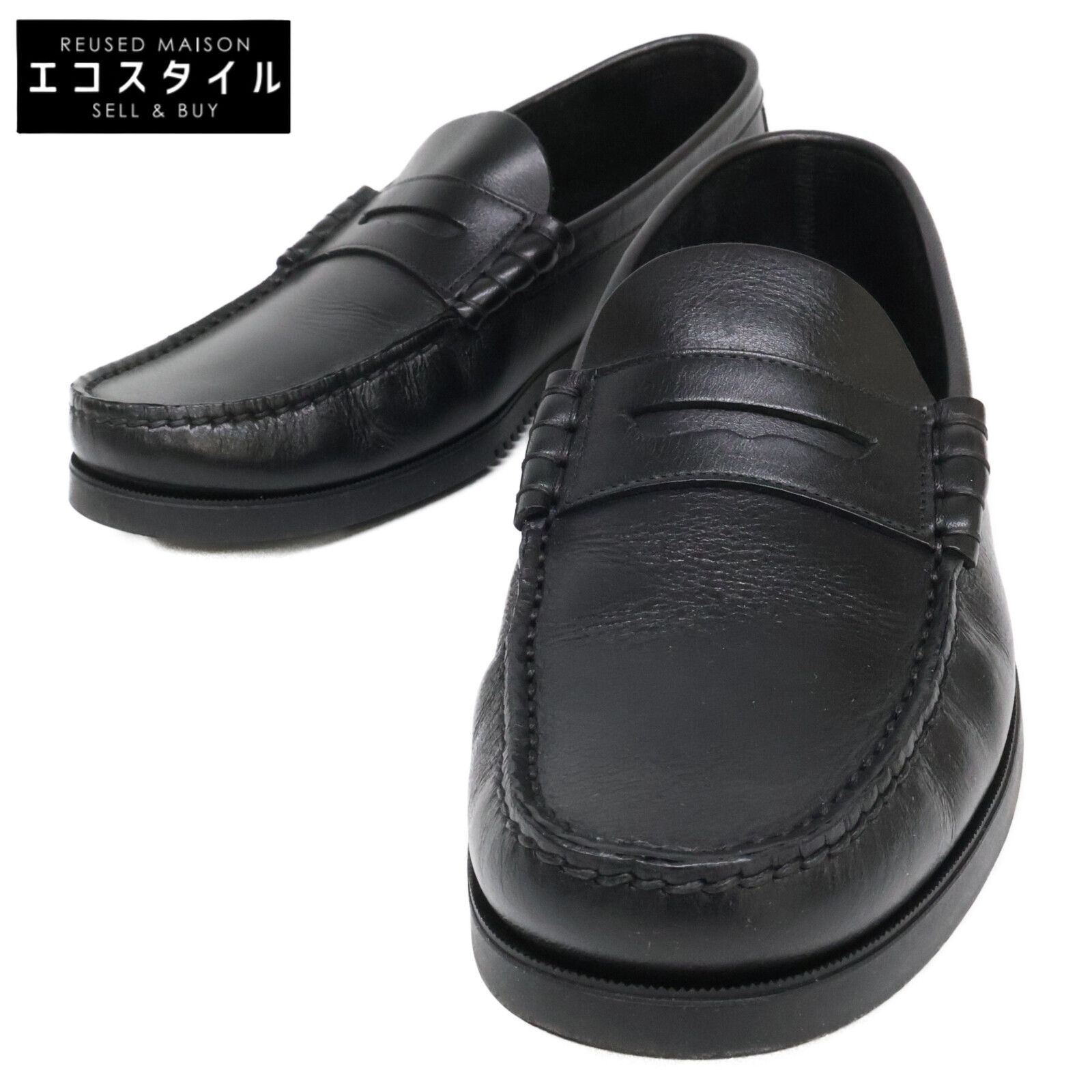 Paraboot　パラブーツ　【美品】CORAUX/MARINE コロー モカシンコインローファー　7