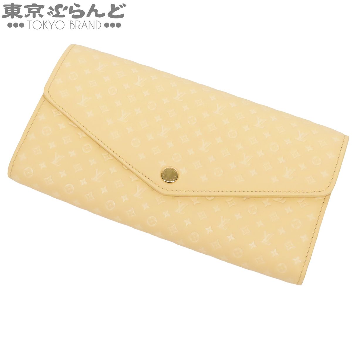 ルイヴィトン LOUIS VUITTON ポルトフォイユ サラ NM M82231 ライトイエロー ナノグラム 長財布 レディース 101890248
