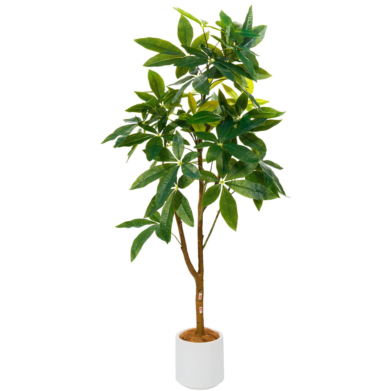 大型 フェイクグリーン 人工歓葉植物 フェイク 歓葉植物 光触媒 室内 水やり不要 お手入れ簡単 空気清浄 消臭 抗菌 シンプル おしゃれ 室内 インテリア 大型 人工 鉢植え 鉢付き お祝い 父の日（パキラ,120cm，小葉)ｍａ be7b4c69