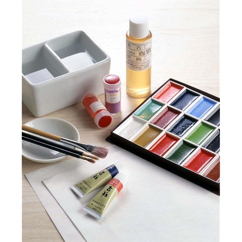 吉祥 日本画用絵具 チューブ絵具 30色セットNo.1