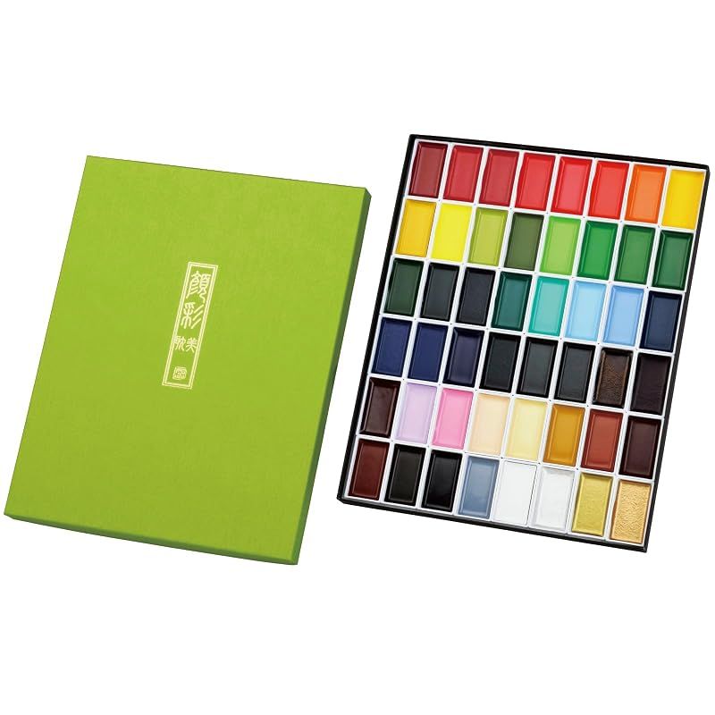 呉竹 絵の具 顔彩耽美 48色 MC20/48V