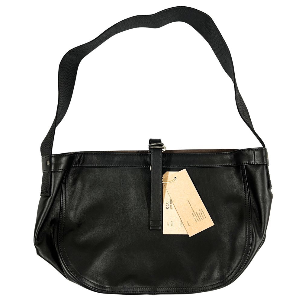 T.T ティーティー Newsboy Bag Small Lot.018 CALF LEATHER レザー ショルダーバッグ ブラック 正規品 / 56000