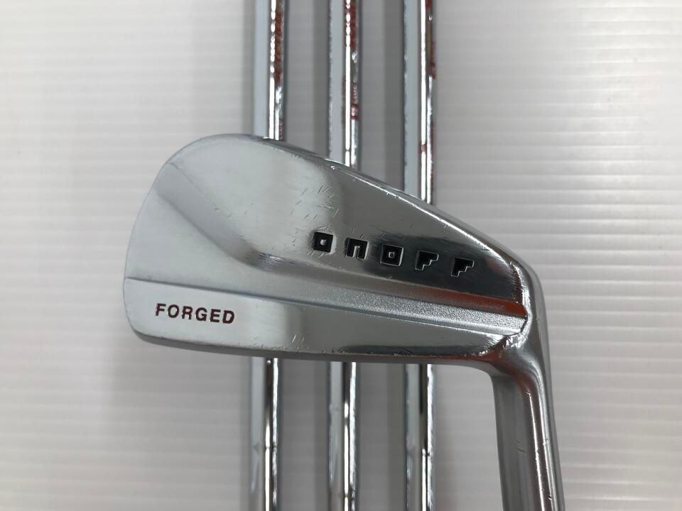 グローブライド　ONOFF FORGED KURO 2019　NSプロ MODUS 3 TOUR 105　Sフレックス　アイアンセット　中古【最短即日発送】