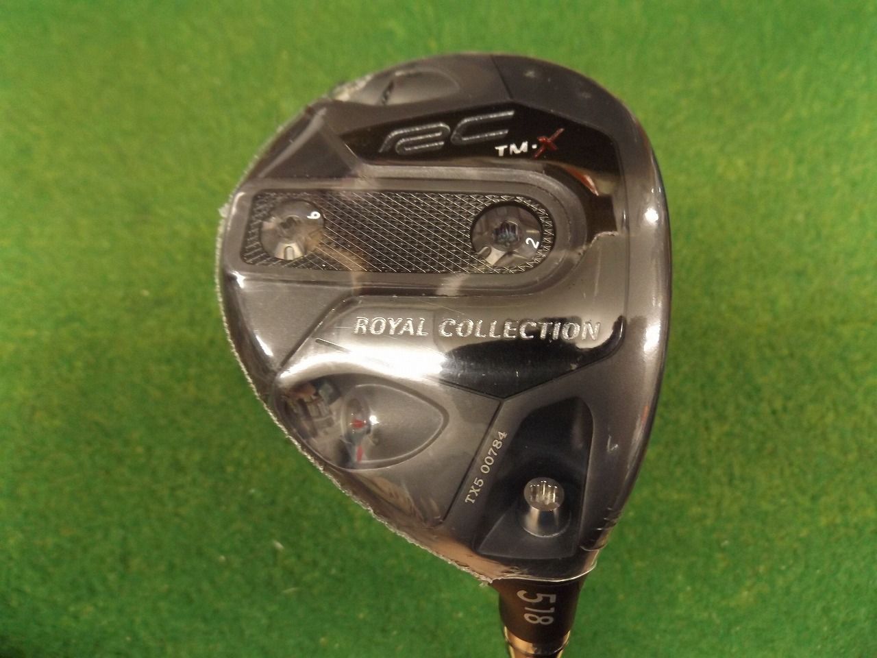 2969 TM-X 5W 18° 純正カーボン S カバー有 未使用品 ロイヤルコレクション フェアウェイウッド ゴルフクラブ .034738