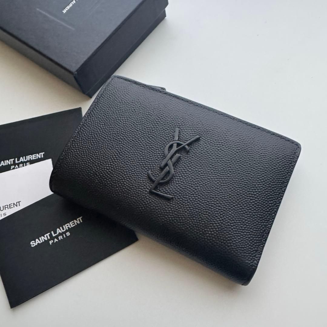 【美品】 556 Saint Laurentイブサンローラン2つ折り財布 19,275円