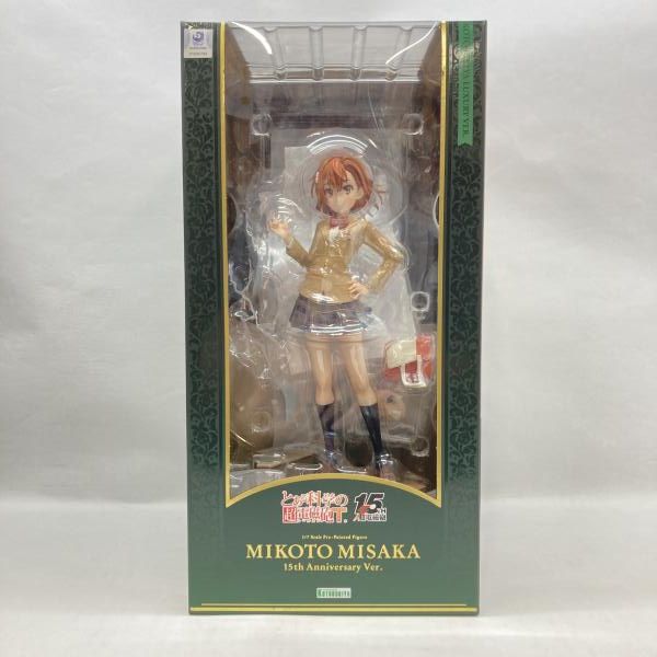 【中古】コトブキヤ 御坂美琴 15周年記念Ver. 壽屋限定豪華版 1/7 開封品 とある科学の超電磁砲T[97]