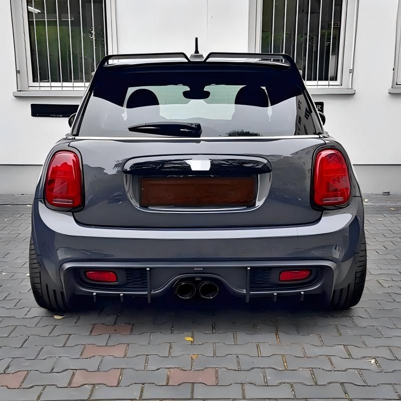 【送料無料】MINI COOPER S F55 F56 F57 2014-2023年対応 リアディフューザー用スポイラー リアリップ 樹脂繊維製 無加工取付 外装アクセント 85,799円