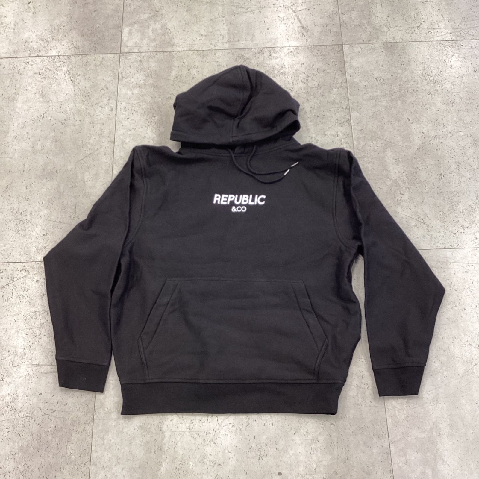 新品未使用スノーボードウェア】REPUBLIC CLASSIC HOODIE S BLACK 25