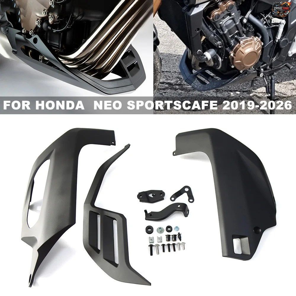 ホンダ CB650R NEO SPORTSCAFE 2019-2026 CAFE ECLUTCH 用モーターサイクル ベリーパン エンジン スポイラー ロワー フェアリング フレーム
