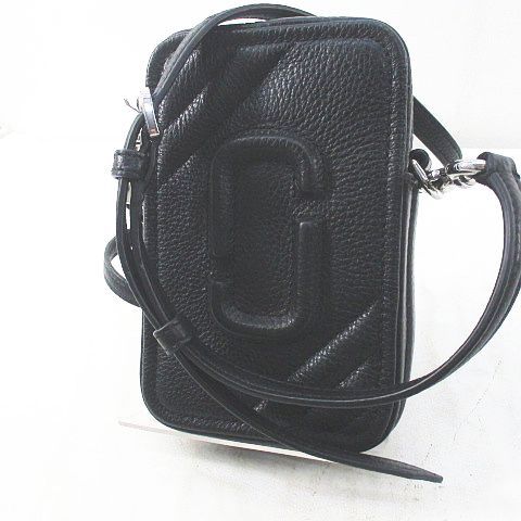 マークジェイコブス MARC JACOBS THE MOTO SHOP PHONE CROSSBODY ショルダーバッグ ポシェット ブラック 黒系 レザー 7,630円