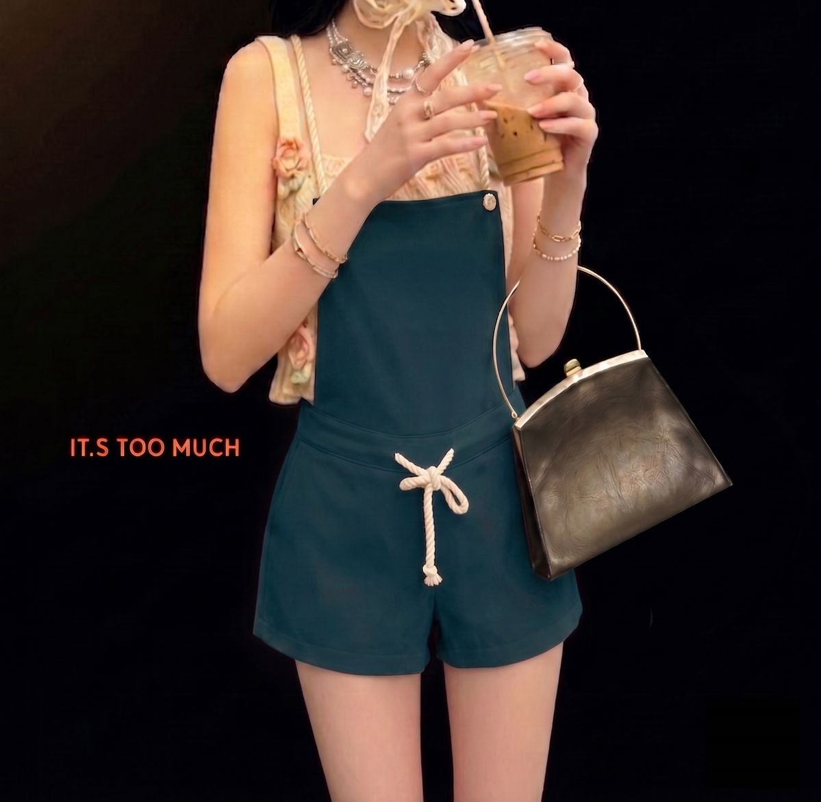 Q2246 サスペンダー ハーフパンツ レディース ミニスカート プリーツスカート チェック柄スカート ヴィンテージスカート