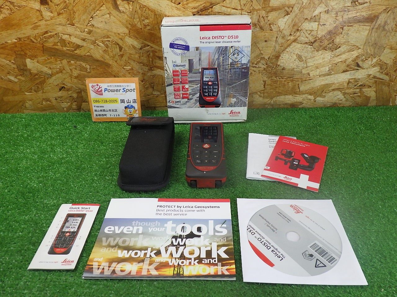 動きませんでした ライカ レーザー距離計 ライカディストD510 DISTO-D510 修理やパーツ取りに ジャンク品 11,550円