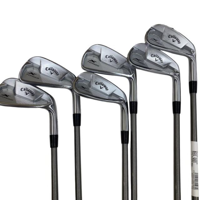 【中古】 キャロウェイ X FORGED STAR(2021) 6S アイアンセット IR 純正特注シャフト (フレックスS) メンズ 男性用 右利き 右用 Cランク ゴルフクラブ