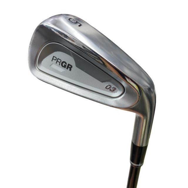 【中古】 プロギア PRGR 03 #5 単品アイアン LI Diamana FOR PRGR(2022 IR) (フレックスSR) メンズ 男性用 右利き 右用 Cランク ゴルフクラブ