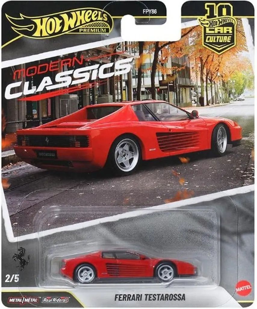 [Brand New] 1/64 Ferrari Testarossa “Hot Wheels Car Culture Modern Classics” [JKF00-9866]