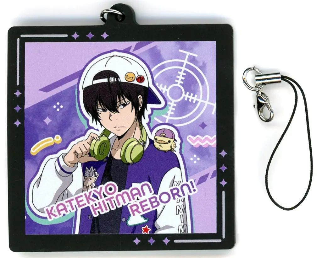 [Used] Strap Hibari Kyoya Rubber Strap “Kurakuji Tutor Hitman REBORN! Decora Fashion” C Award