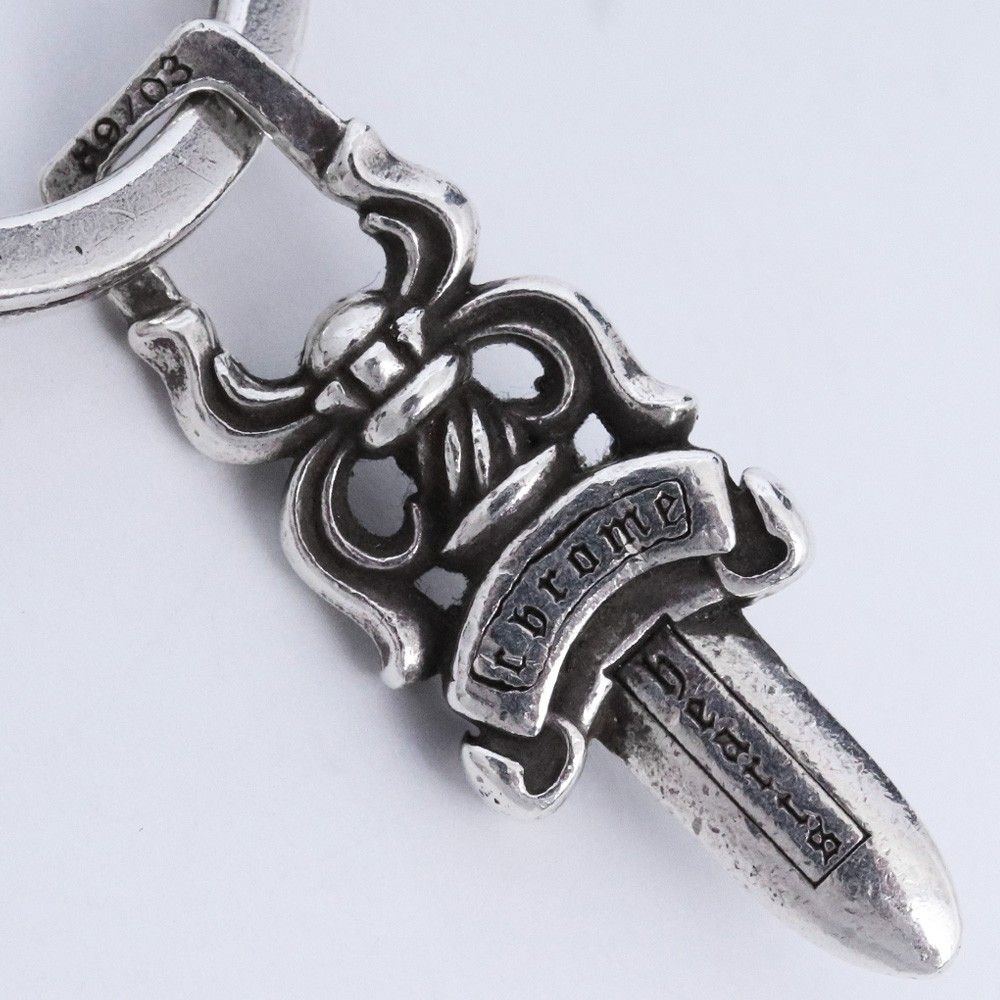 CHROME HEARTS スプリットキーリング with #5 ダガー シルバー - メルカリ