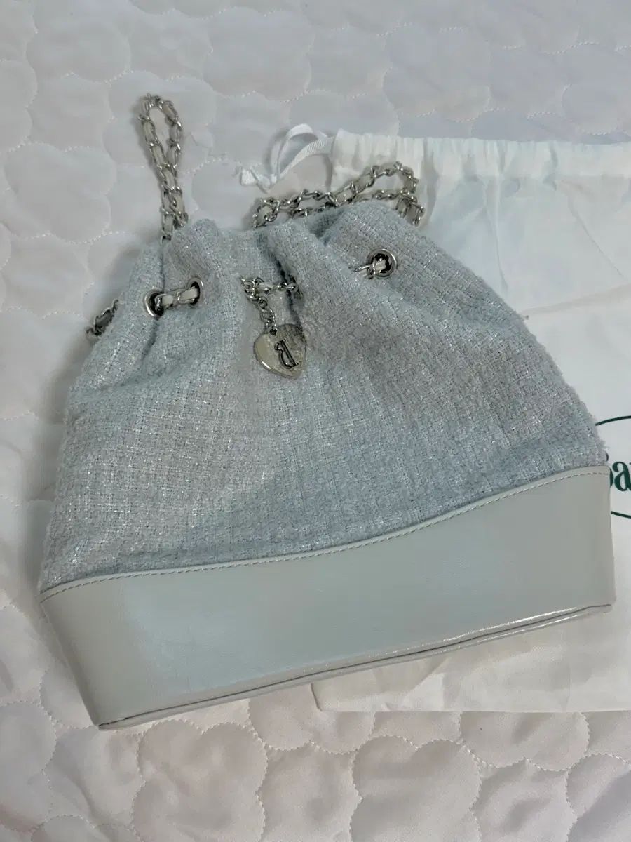 新品 ザ・バーネット ツイード チェーン バックパック ミント