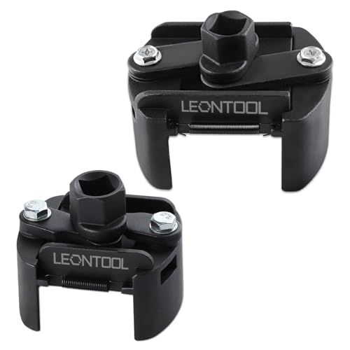LEONTOOL オイルフィルターレンチ 調整可能 調整式オイルフィルターレンチ ユニバーサル調整可能レンチ 取外し専用オイルフィルタレンチ アジァアスタブル オイルフィルターレンチ オイルフィルター取り外しツール 2ジョー 60mm-80m eab4be9f