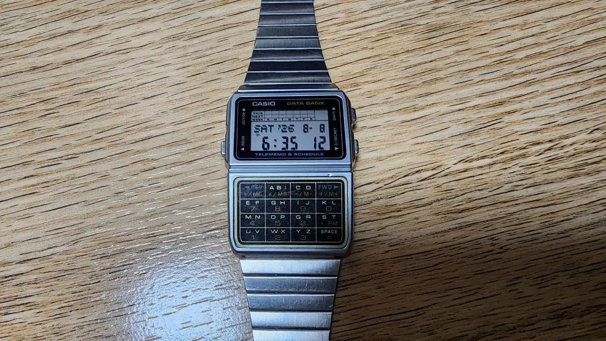 ヴィンテージ カシオ データーバンク 時計 dbc-610