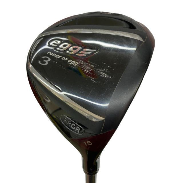 【中古】 プロギア egg(2017) 3W フェアウェイウッド FW eggオリジナルカーボン (フレックスR) メンズ 男性用 右利き 右用 Dランク ゴルフクラブ