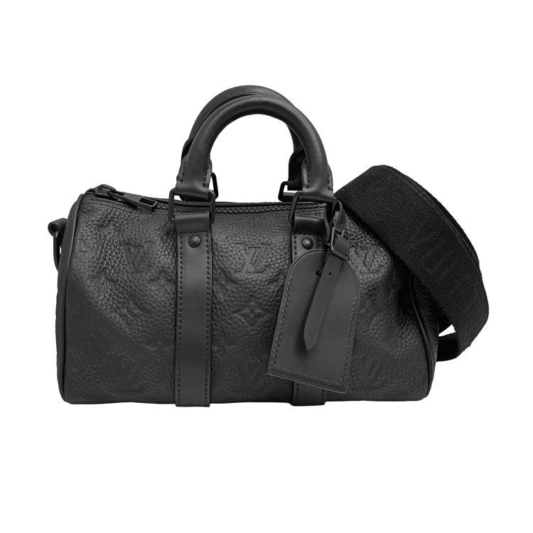 LOUIS VUITTON ルイヴィトン モノグラム・トリヨン キーポル･バンドリエール 25 M20900 ハンドバッグ ショルダーバッグ 2way メンズ ブラック ブラック金具