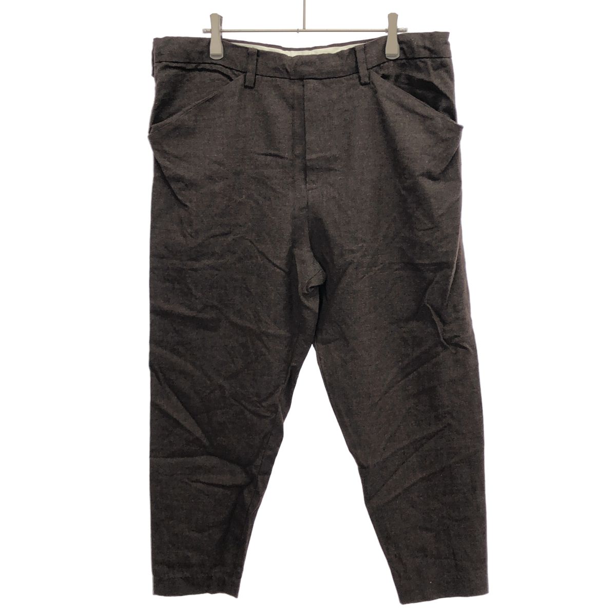 SUNSEA サンシー 17AW M.Drapey Pants イージーパンツ 17A61 ブラウン 1