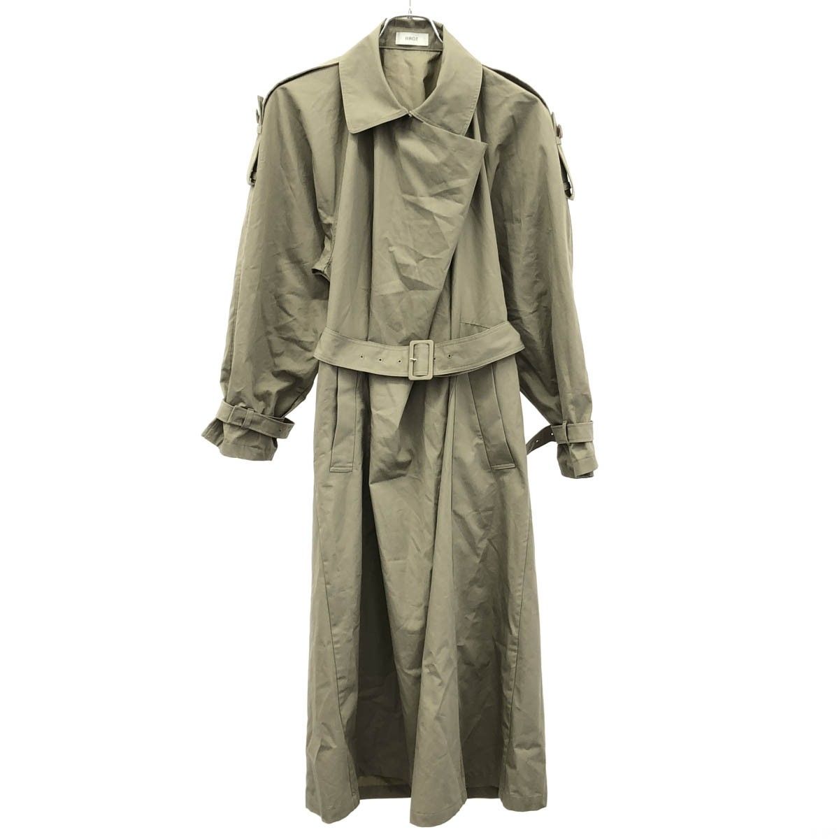 IIROT イロット Gimmick Dress トレンチドレス ワンピース 025-024-WD23 ベージュ系 38