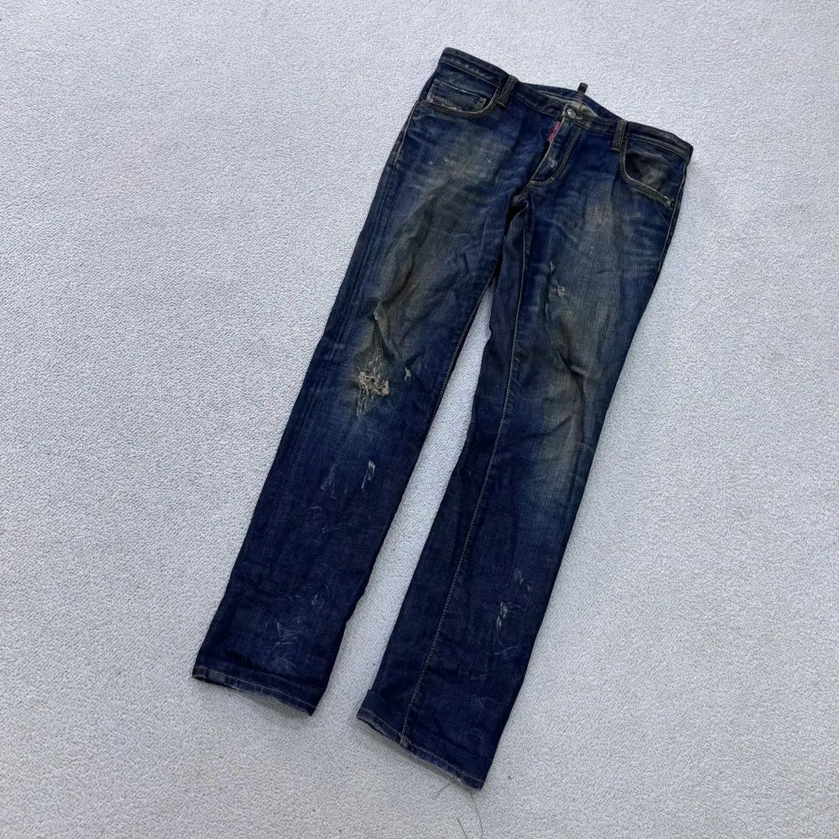 46 DSQUARED2 メンズ ダメージ スリム デニム パンツ 0622E