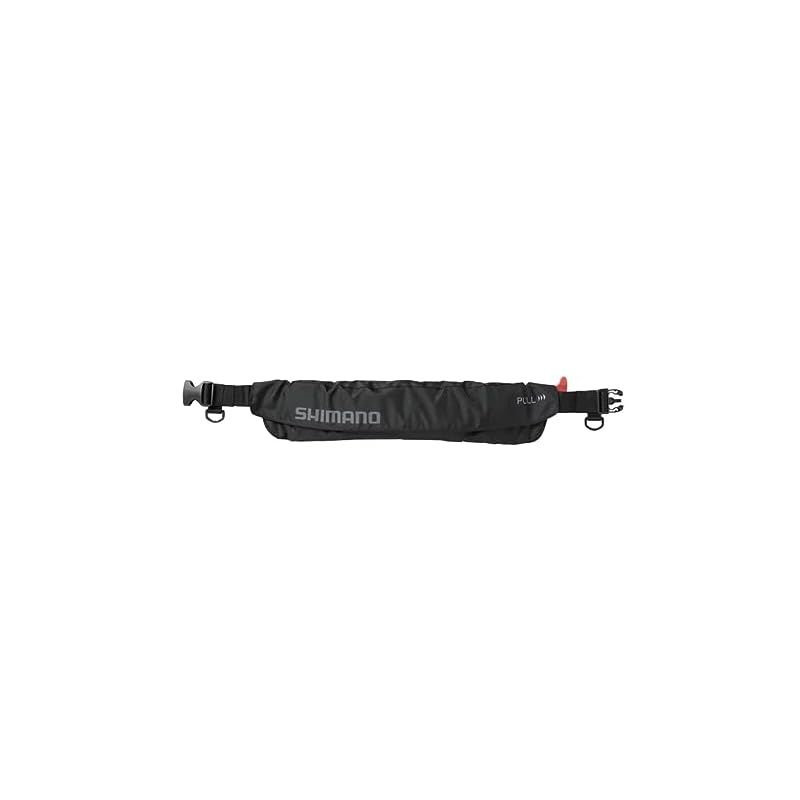 【新品】 シマノ(SHIMANO) ラフトエアジャケット ウエストタイプ (膨脹式救命具) VF-052K フルブラック フリー