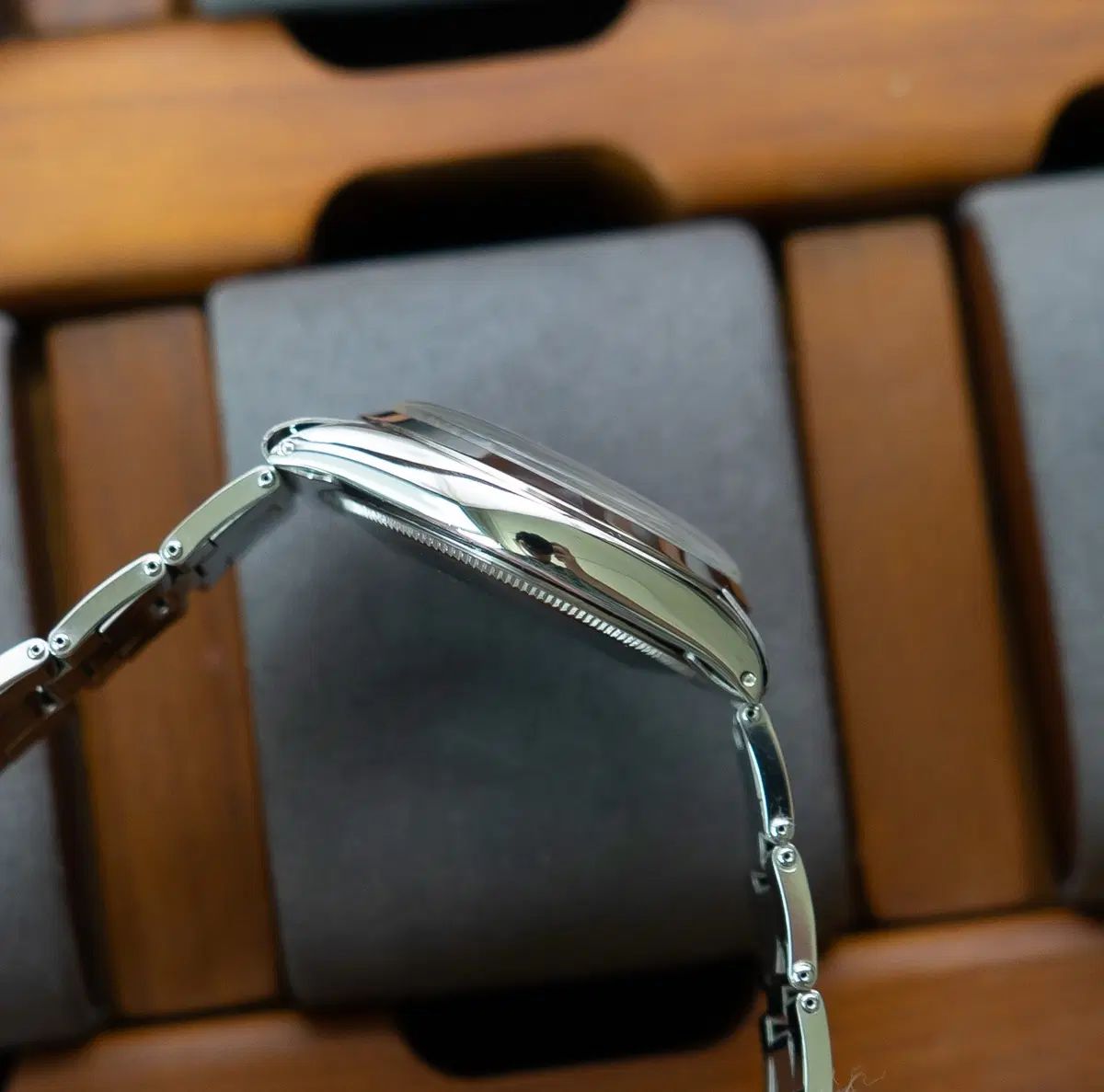 ROLEX ロレックス オイスター パーペチュアル エアキング 5500 シルバー ヴィンテージ 腕時計