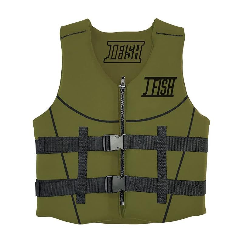 【新品】 ジェイフィッシュ(J-FISH) NEO アウトドア ライフベスト カーキ L-XL JOV-40246 5,793円