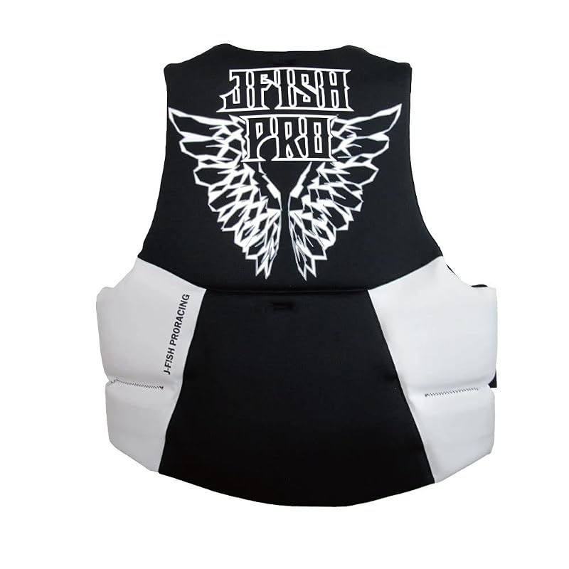 新品】 ジェイフィッシュ PRO ネオベスト ブラック/ホワイト M JNV