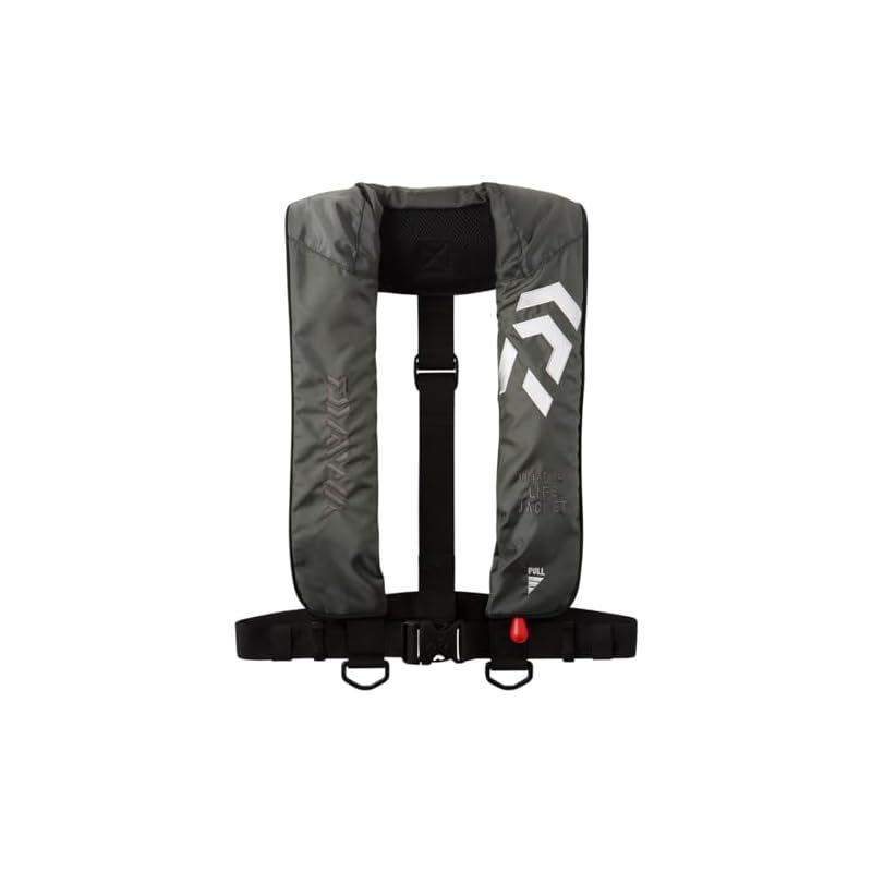 【新品】 ダイワ(DAIWA) DF-2608 インフレータブルライフジャケット グレー フリー