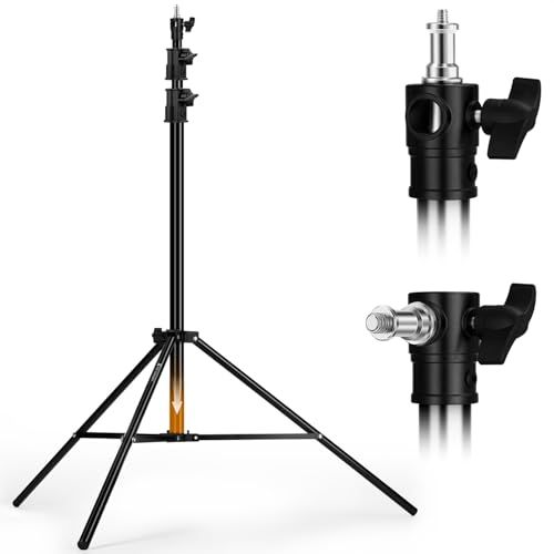 K&F CONCEPT ライトスタンド 撮影用 2.8M 耐荷重8kg エアクッション TL14 | 頑丈設計,金属製,1/4-3/8インチアダプター付き,スタジオ/ビデオ撮影に最適ym d17fce97 6,731円