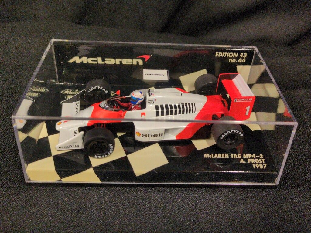 Paul'sModelArt 1/43MINICHAMPS McLAREN TAG MP4-3 #1 A.PROST 1987