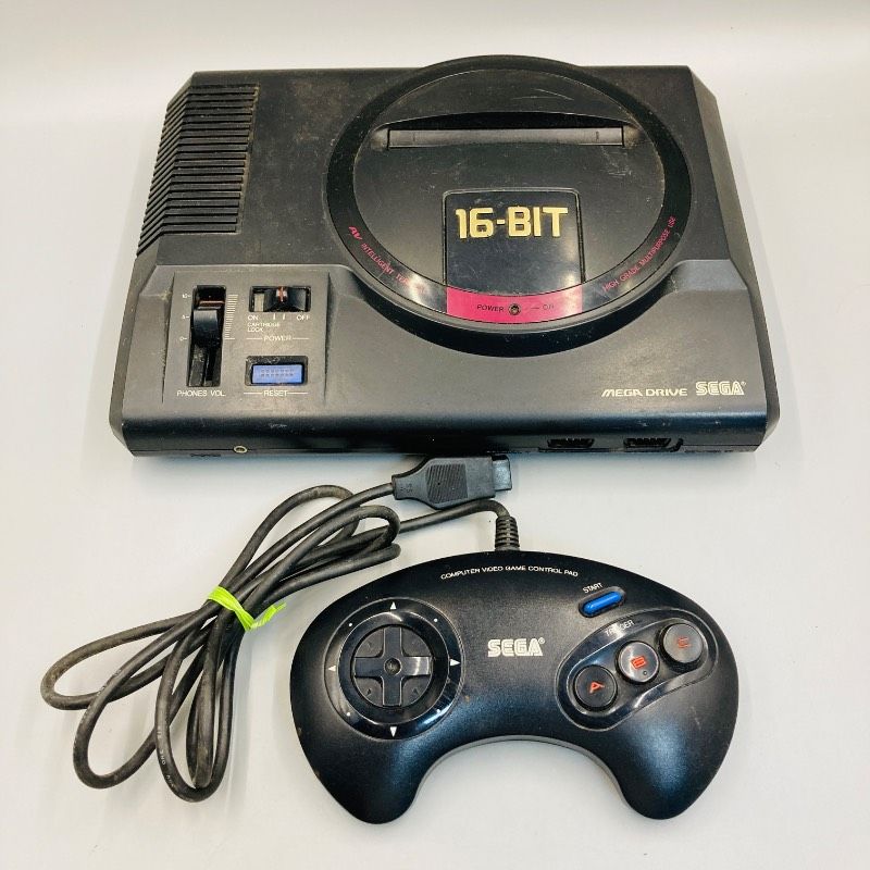 【動作確認済み】【コントローラ付き】SEGA セガ メガドライブ 16BIT HAA-2510 MEGA DRIVE GW5