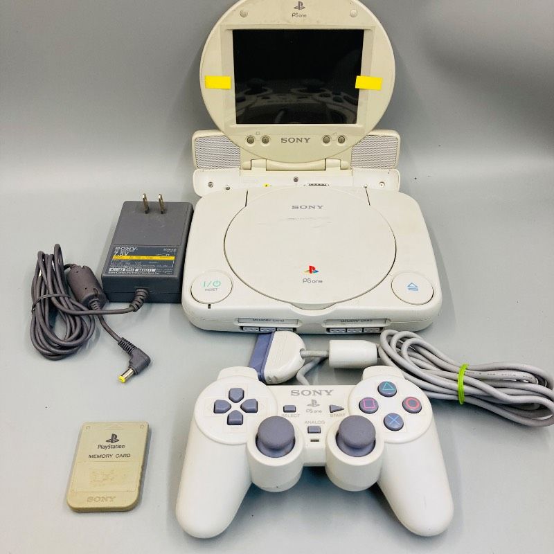 【動作確認済み】【すぐ遊べる】【専用モニター付き】SONY PlayStation PS one 本体 SCPH-100 ソニー プレイステーション PS プレステ GW8