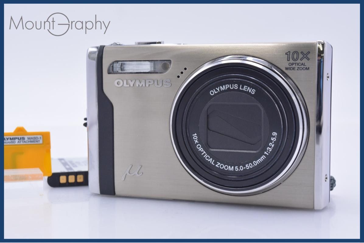 [Operation Guarantee] Olympus Olympus μ-9000 10X Battery and Memory Card Included, Free #ks1013
