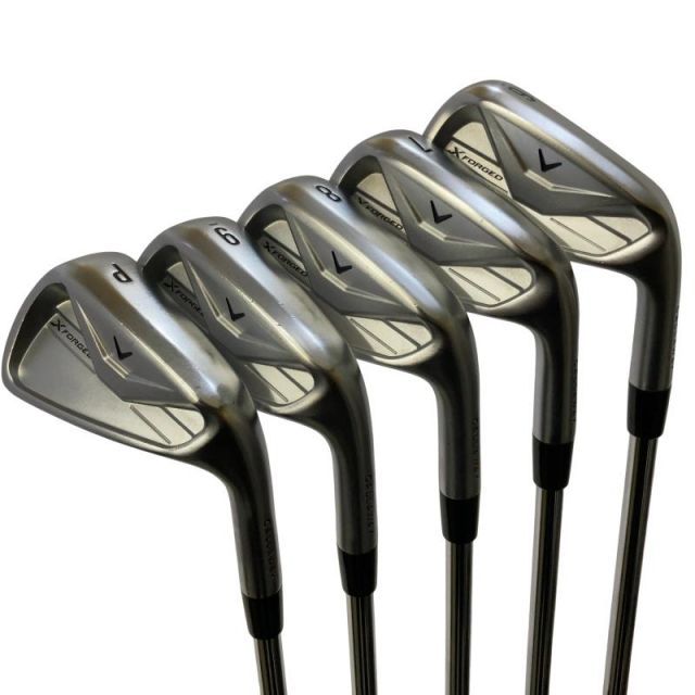 【中古】 キャロウェイ X FORGED(2026) 5S アイアンセット IR Dynamic Gold MID 115 (フレックスS) メンズ 男性用 右利き 右用 Cランク ゴルフクラブ