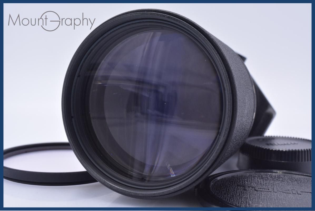 【動作保証】 トキナー Tokina AT-X AF 300mm F4 前後キャップ&レンズフィルター付 ニコンF用(AF) 同梱無料 #my953