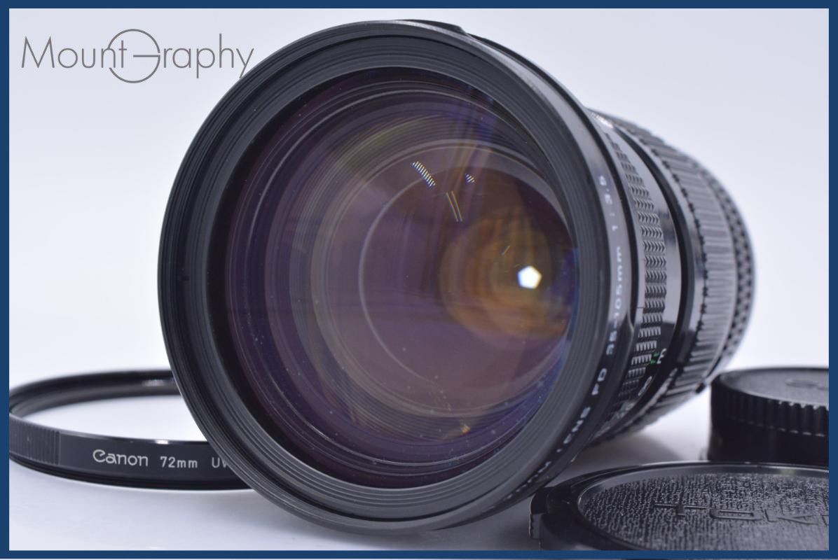 【動作保証】 キヤノン Canon NEW FD 35-105mm F3.5 前後キャップ&レンズフィルター付 同梱無料 #my961