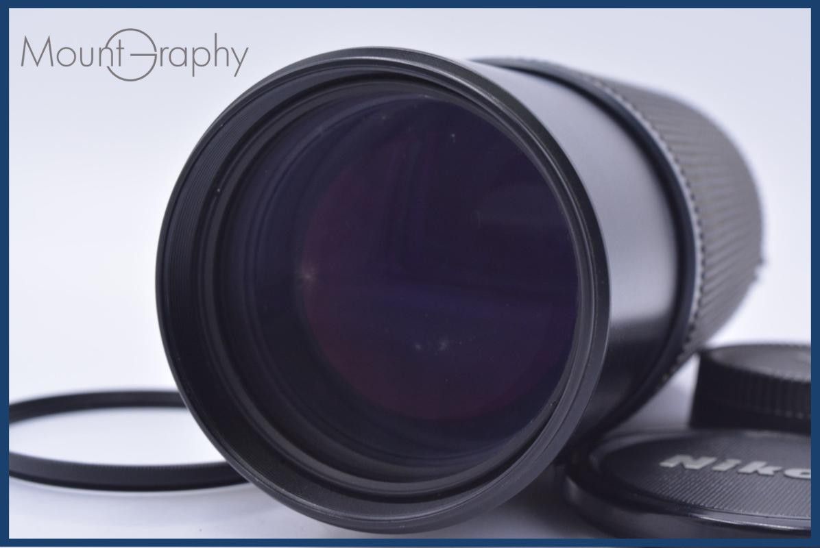 ニコン Nikon Zoom-NIKKOR 100-300mm F5.6 Ai-S 前後キャップ&レンズフィルター付 同梱無料 #my966