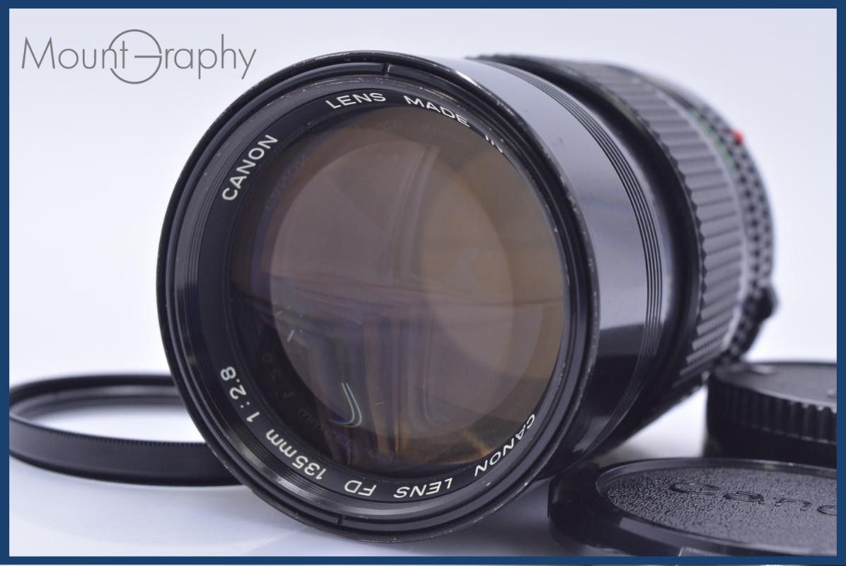 【動作保証】 キヤノン Canon NEW FD 135mm F2.8 前後キャップ&レンズフィルター付 同梱無料 #my1001 9,593円