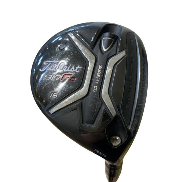 【中古】 タイトリスト 917 F2 15° フェアウェイウッド FW 純正特注シャフト (フレックスX) メンズ 男性用 右利き 右用 Cランク ゴルフクラブ 12,135円